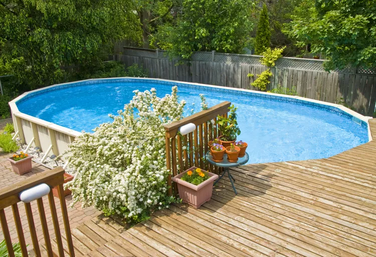 Above Ground Pool Deck